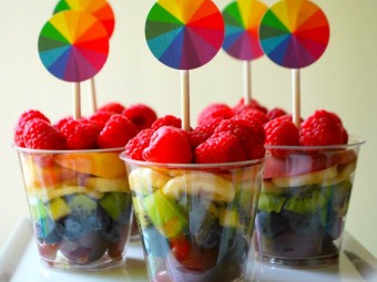 Rainbow Veggie & Fruit Puree Cups