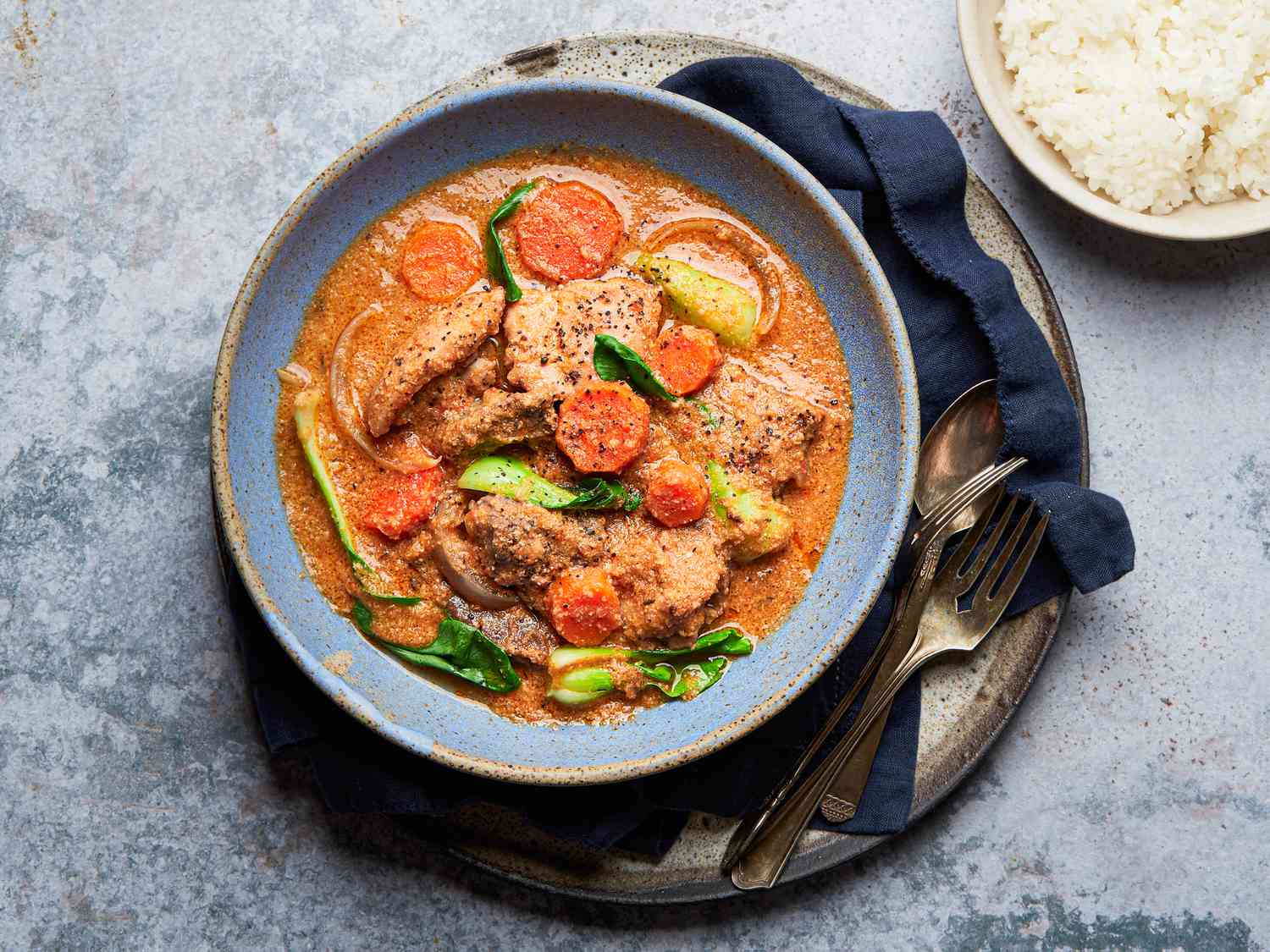 Peanut Stew (Ewedu) with Fried Rice
