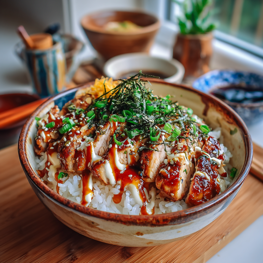 Economical Chicken & Rice Bowl
