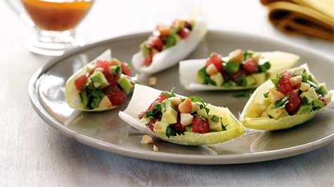 Bittersweet Endive & Grapefruit Salad with Honey-Lemon Vinaigrette