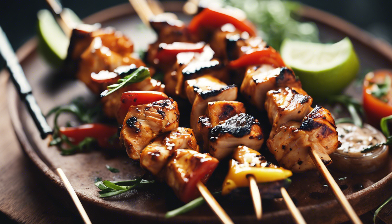 Game Over Grilled Chicken Skewers