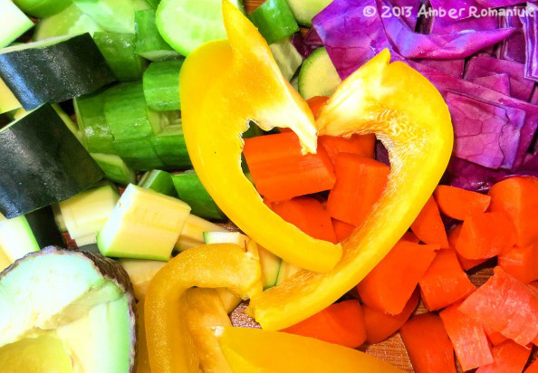 Disclosure Day Rainbow Veggie Salad