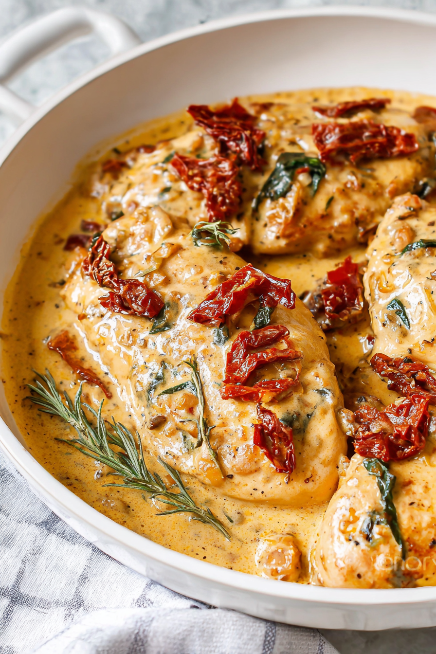 Coconut Sun-Dried Tomato Chicken with Capers
