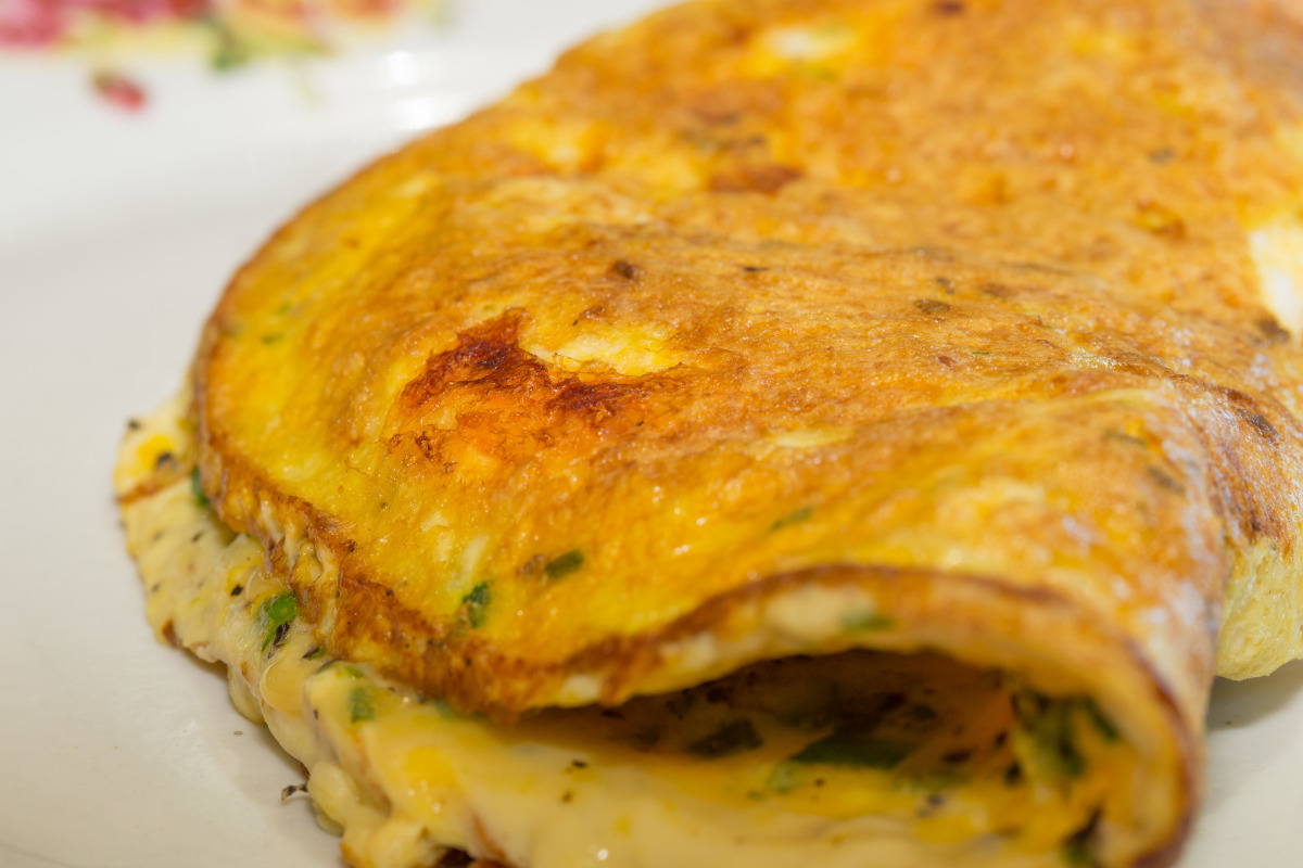 Optics Omelette with Chive Butter
