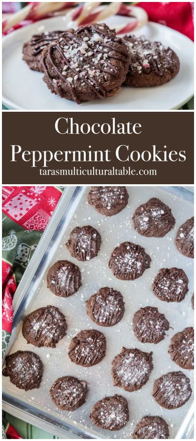 Best Chocolate Peppermint Cookies