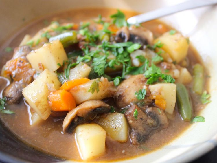 Vintage Kitchen Stew with Auction Finds