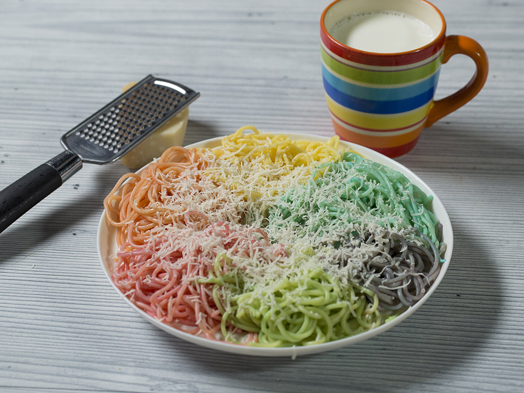 Prismatic Rainbow Pasta