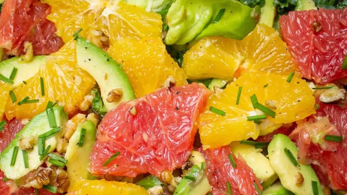 Security Cam Salad with Citrus Vinaigrette