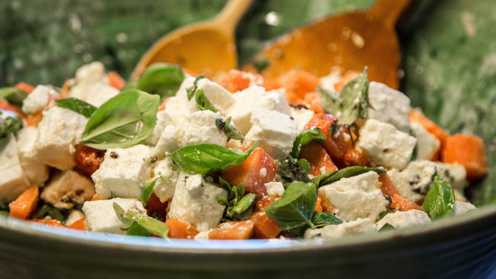Garden-Fresh Heirloom Tomato & Basil Salad