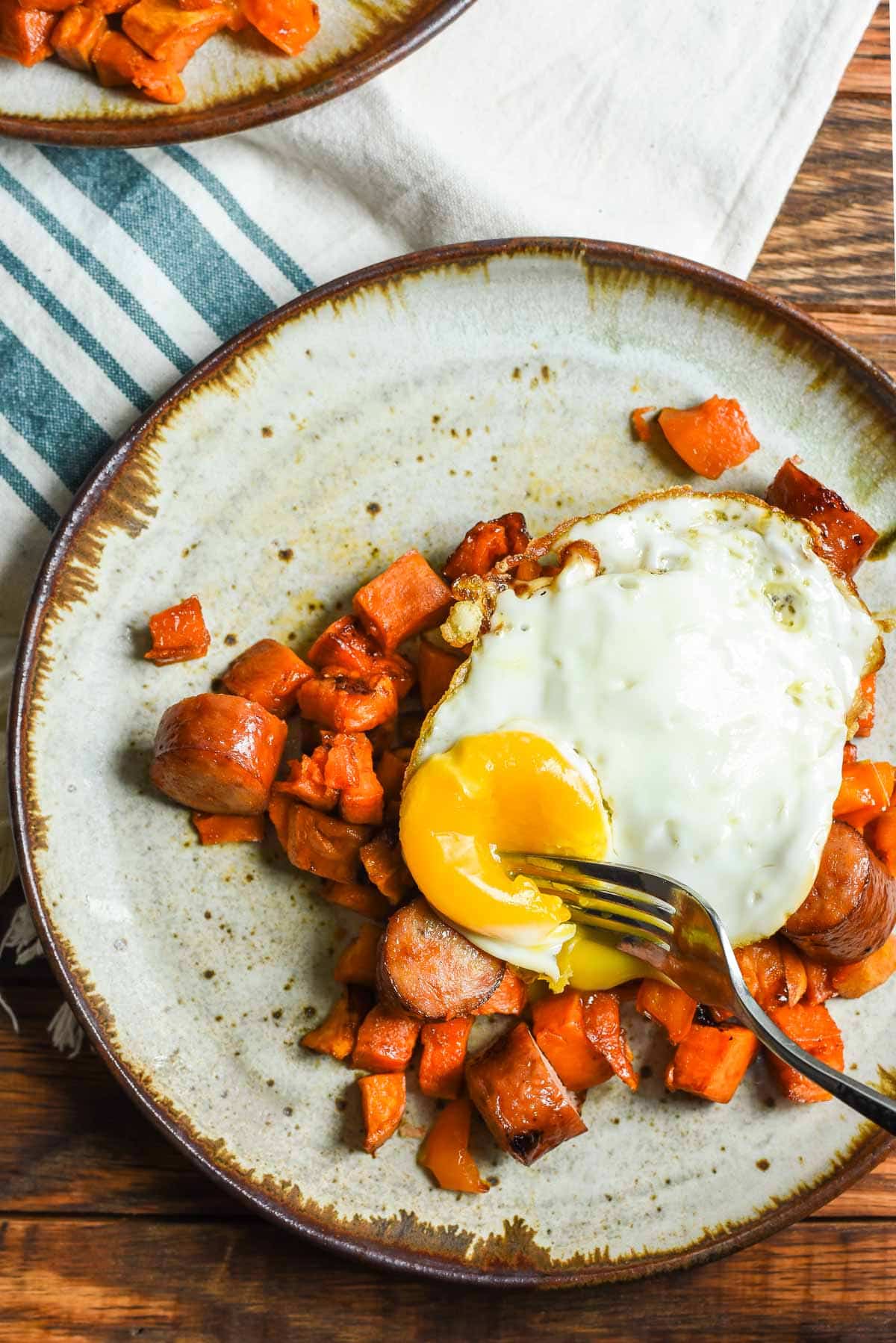 Herbed Grass-Fed Sausage & Sweet Potato Hash