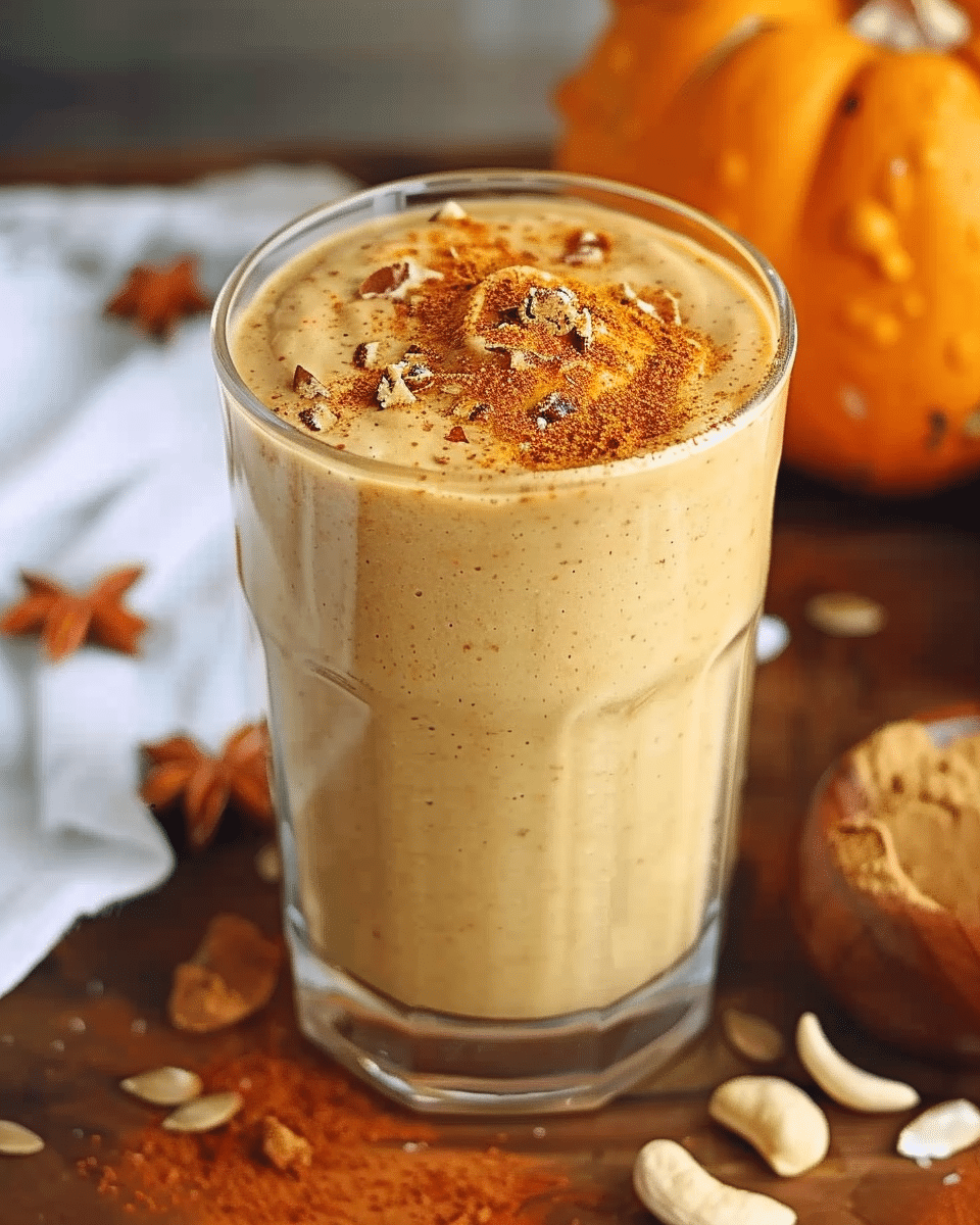 Hormone-Helping Green Smoothie with Pumpkin Seeds