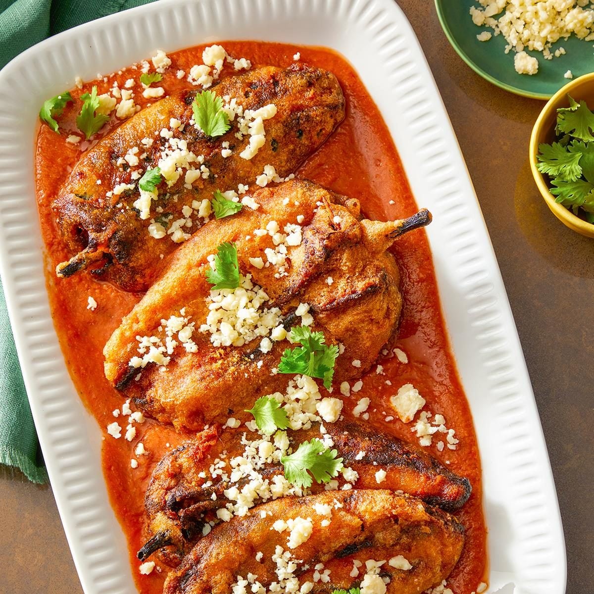 Best Vegetarian Chiles Rellenos with Corn and Cheese