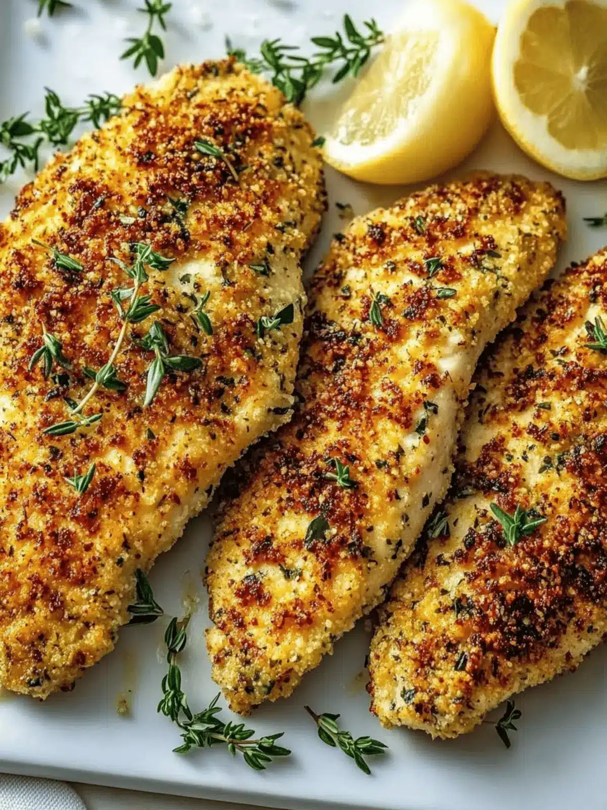 Crispy Skin Herb-Crusted Chicken Breast
