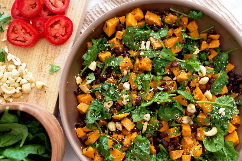 Best-Seller Sweet Potato & Black Bean Salad with Lime Vinaigrette