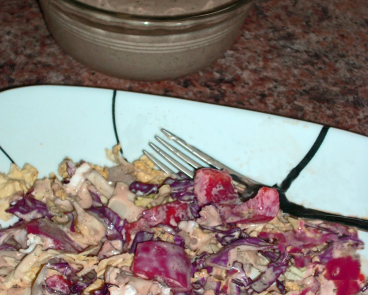 Fermented Miso-Tahini Seed Salad with Lime Dressing