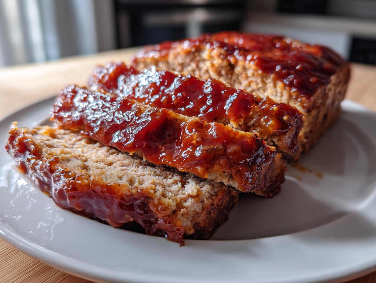 Heirloom Meatloaf with Maple-Dijon Glaze
