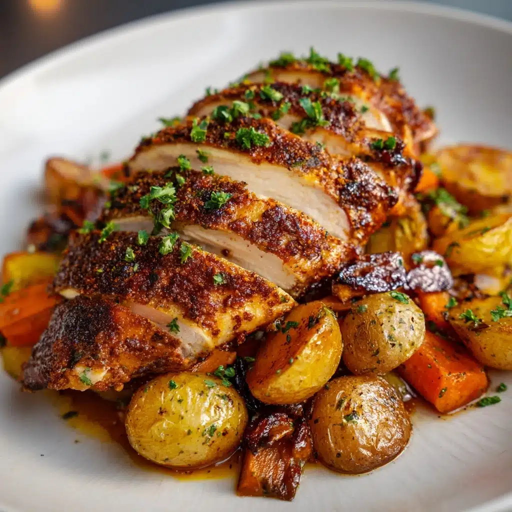 One-Pan Herb-Roasted Chicken with Root Vegetables