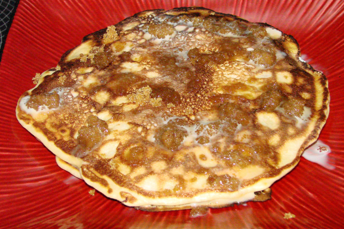 Best Ever Buttermilk Pancakes with Maple-Cinnamon Butter