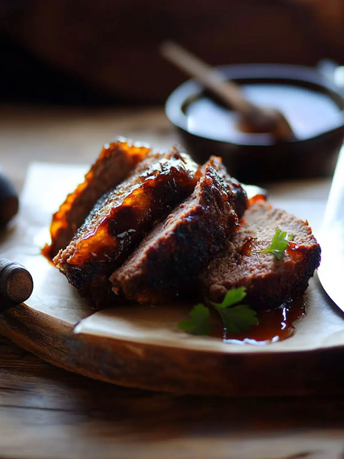 Smoky Bacon & Maple Glazed Meatloaf