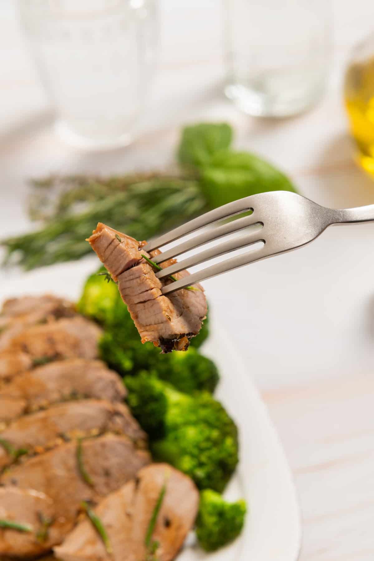 UNESCO Cemetery Herb Crusted Pork Tenderloin