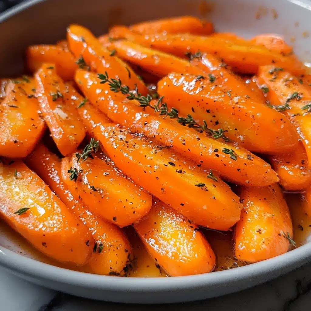 Johnson's Honey-Glazed Carrots with Thyme