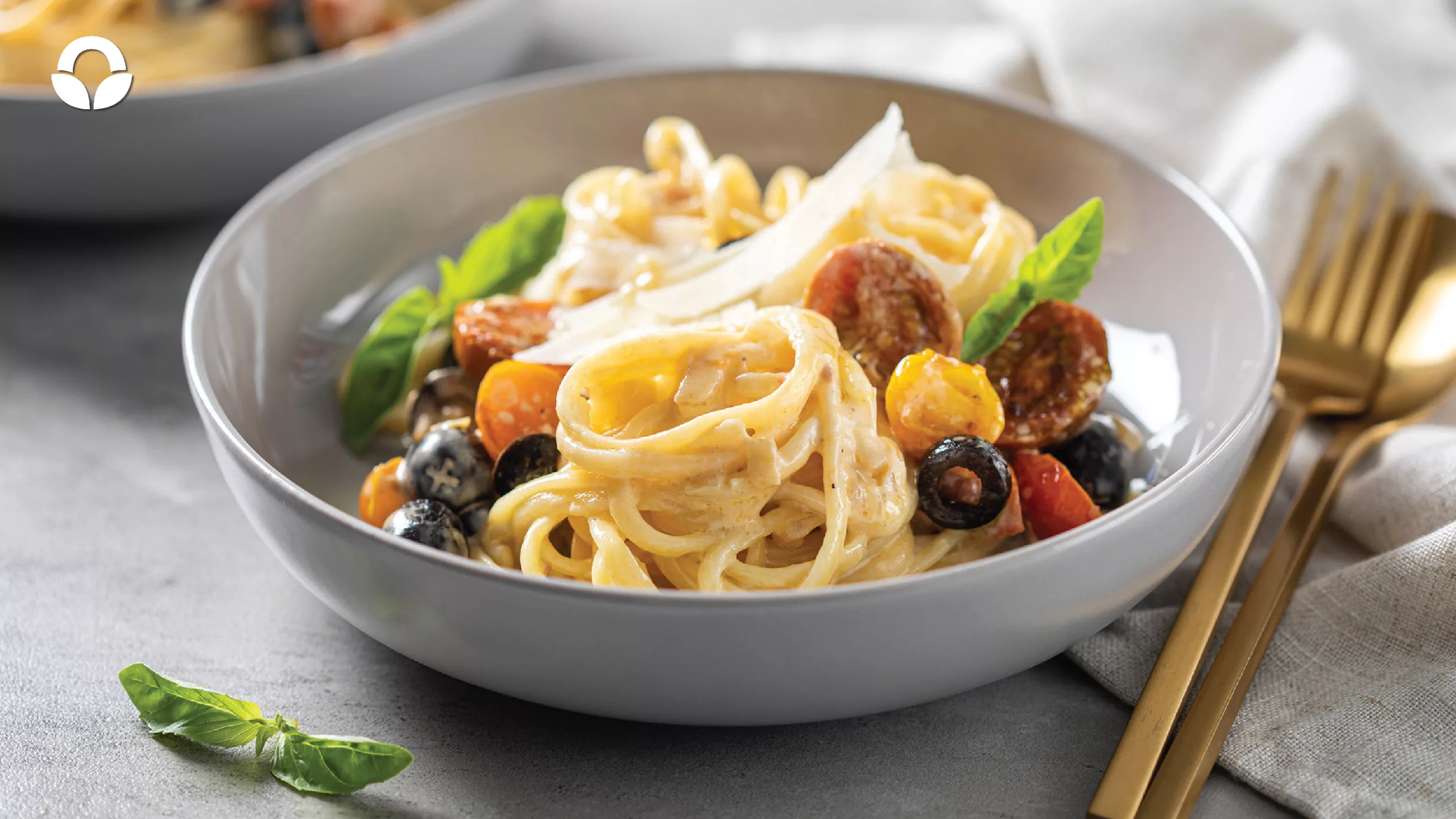 Slow-Braised Tomato & Herb Pasta with Pecorino