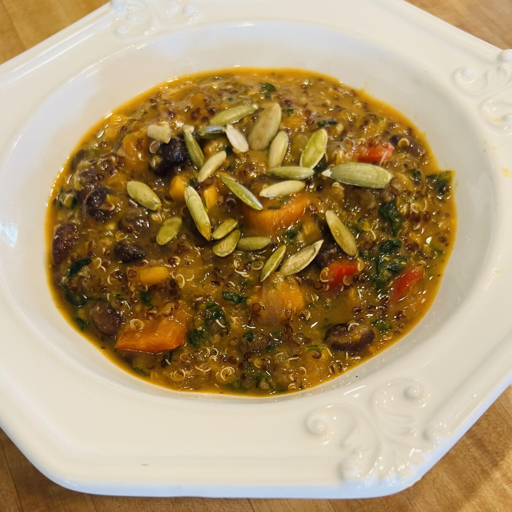 Brown's Sweet Potato and Black Bean Stew