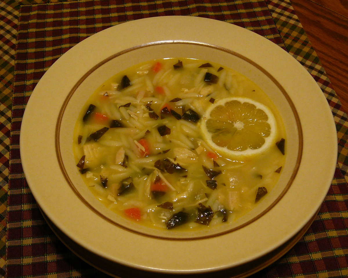 Genuine Vintage-Style Herb & Lemon Chicken Soup