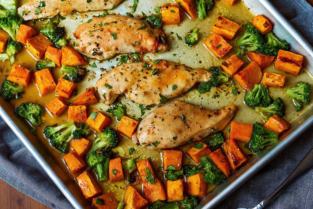 Maple-Glazed Chicken and Veggies
