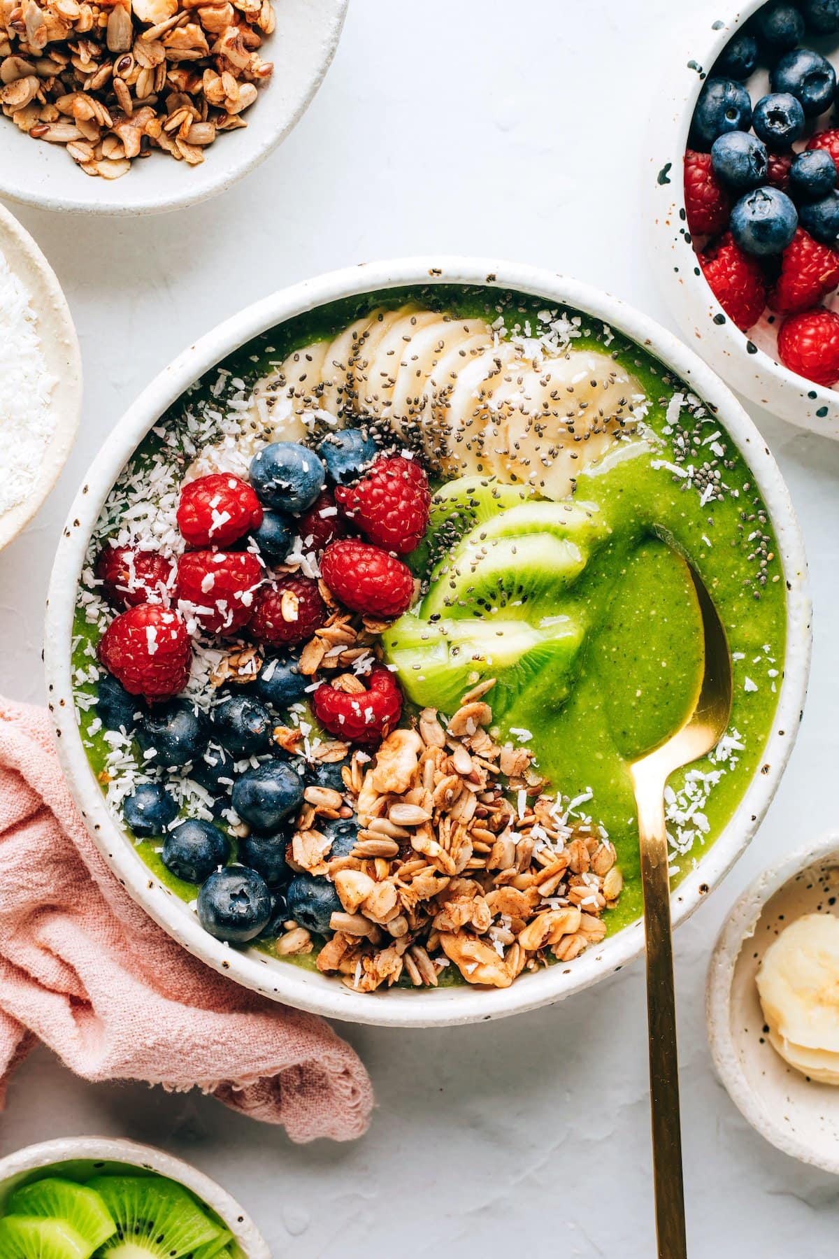 Photon Green Smoothie Bowl with Citrus Zest