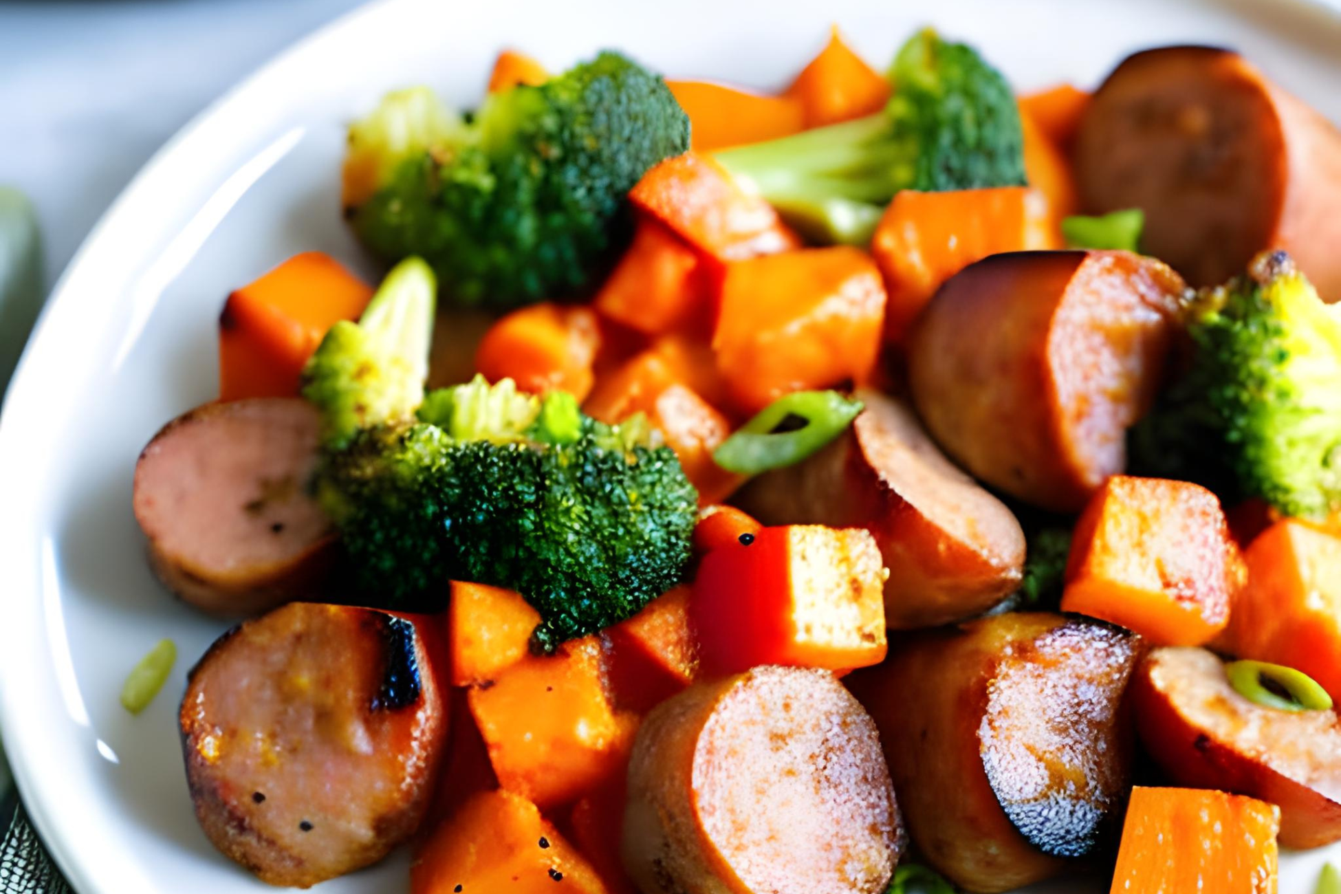 Sweet Potato & Sausage Skillet