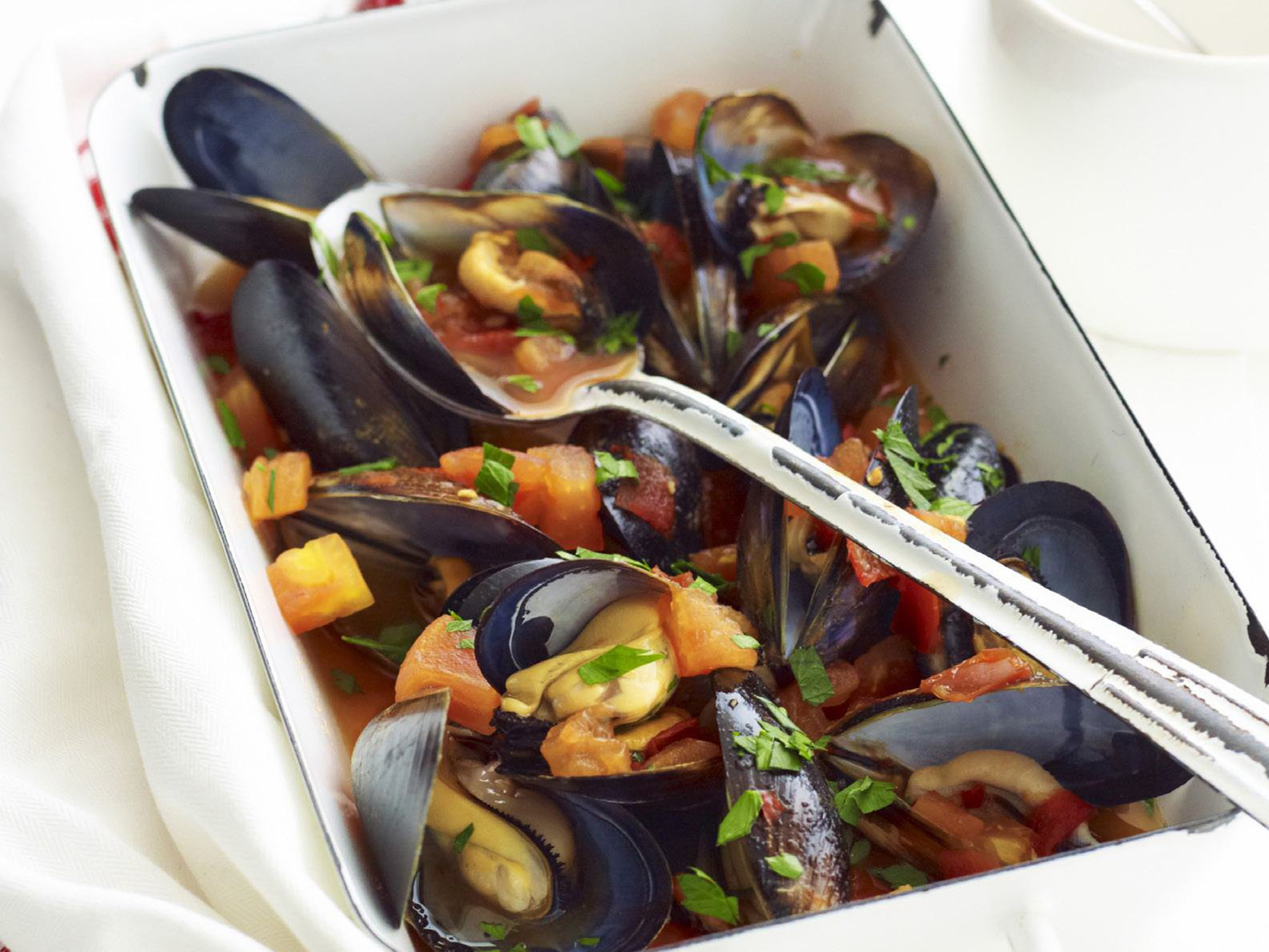 Koksijde Mussels with Belgian Beer and Fresh Dill