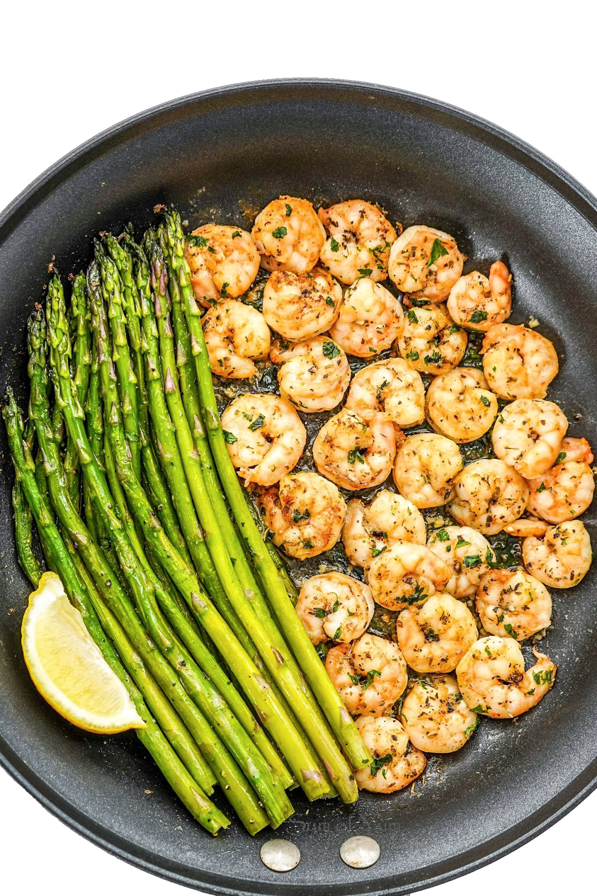 20-Minute Garlic-Soy Shrimp with Asparagus