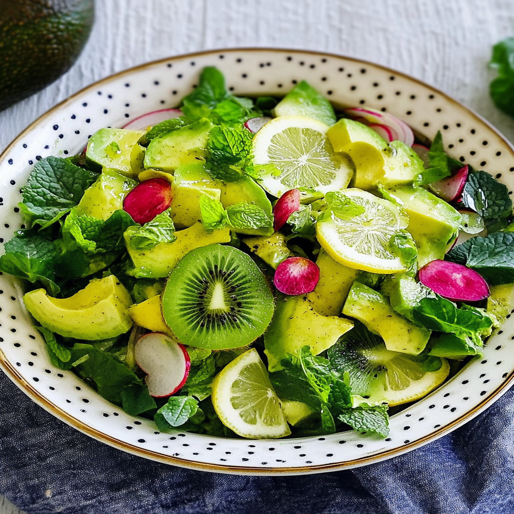 Turmeric-Ginger Immunity Salad with Avocado
