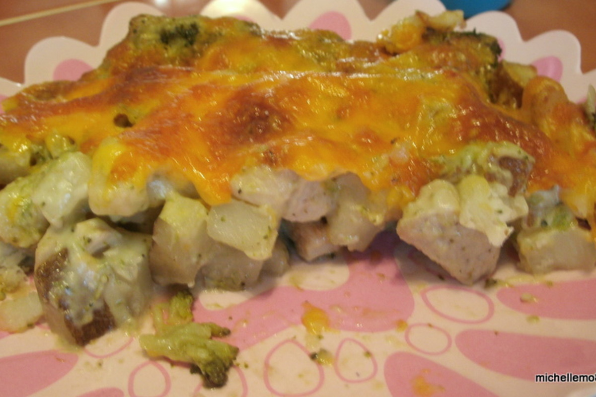 Broccoli & Herb Coconut Chicken Bake