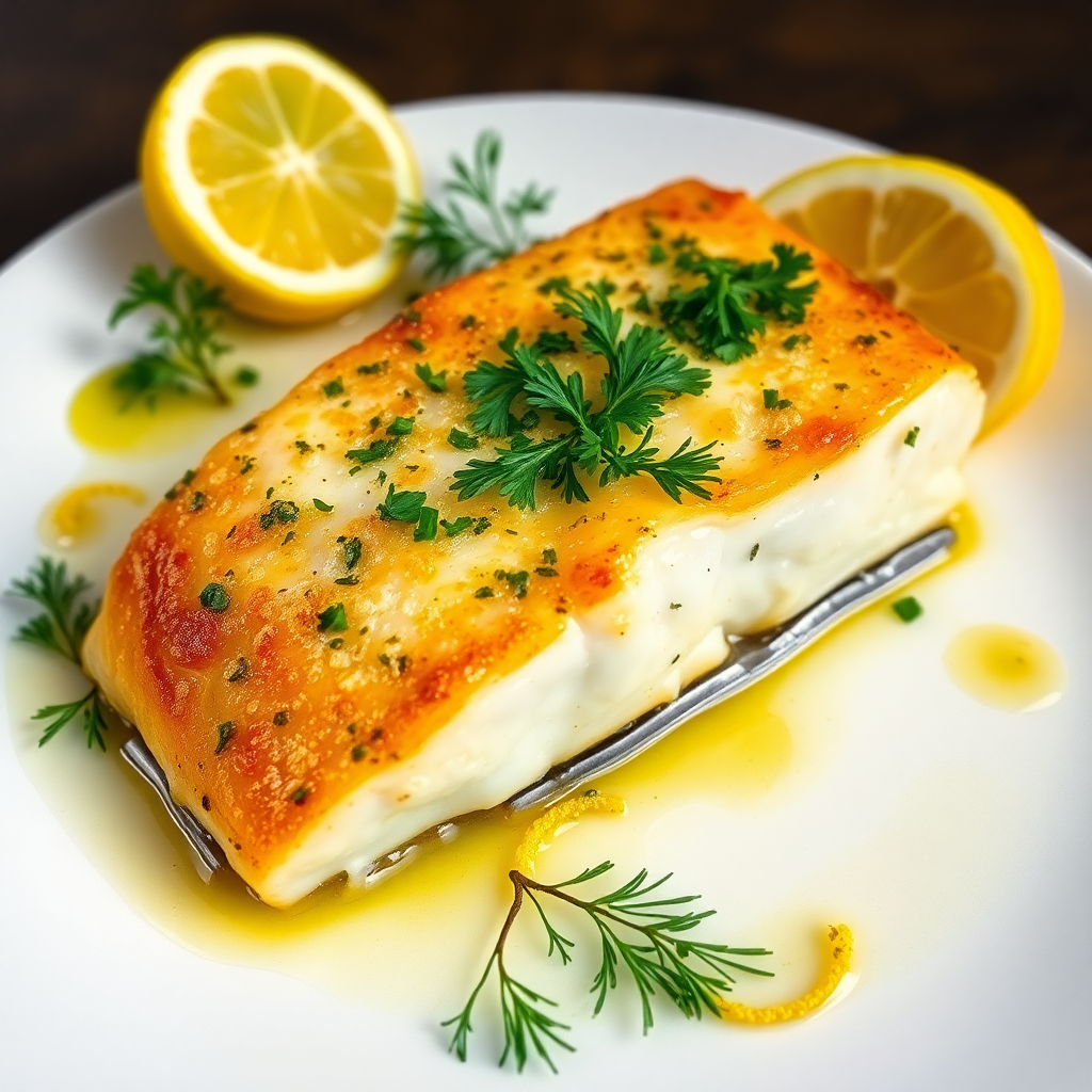 Lemon-Dill Pan-Seared Cod