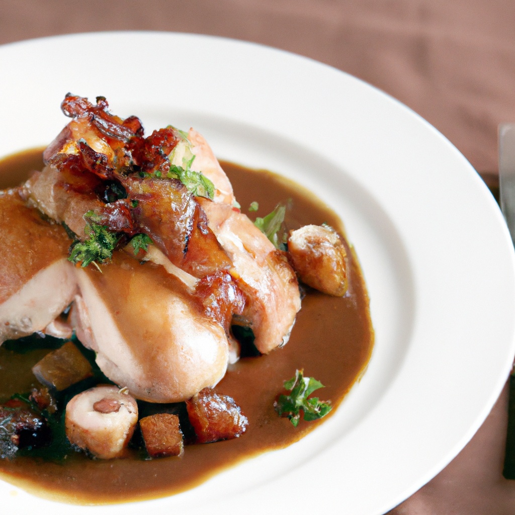 Burgundy-Style Coq au Vin
