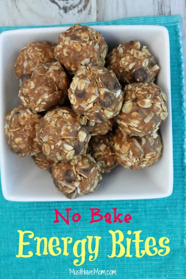 Homeschool Helper: No-Bake Energy Bites