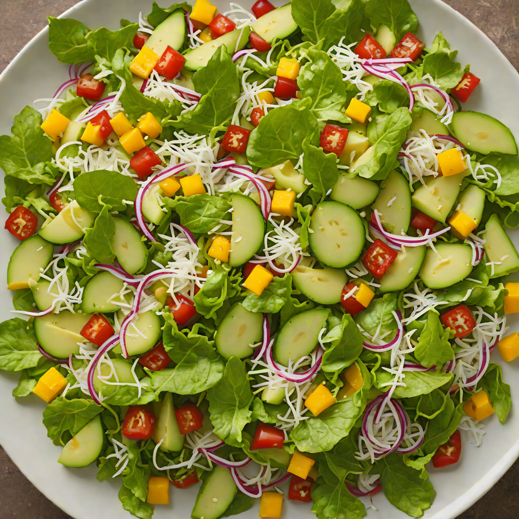 Green Salad with Coconut-Lime Dressing