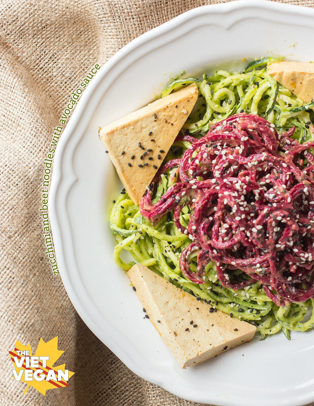 Avocado-Cilantro Lime Zucchini Noodles