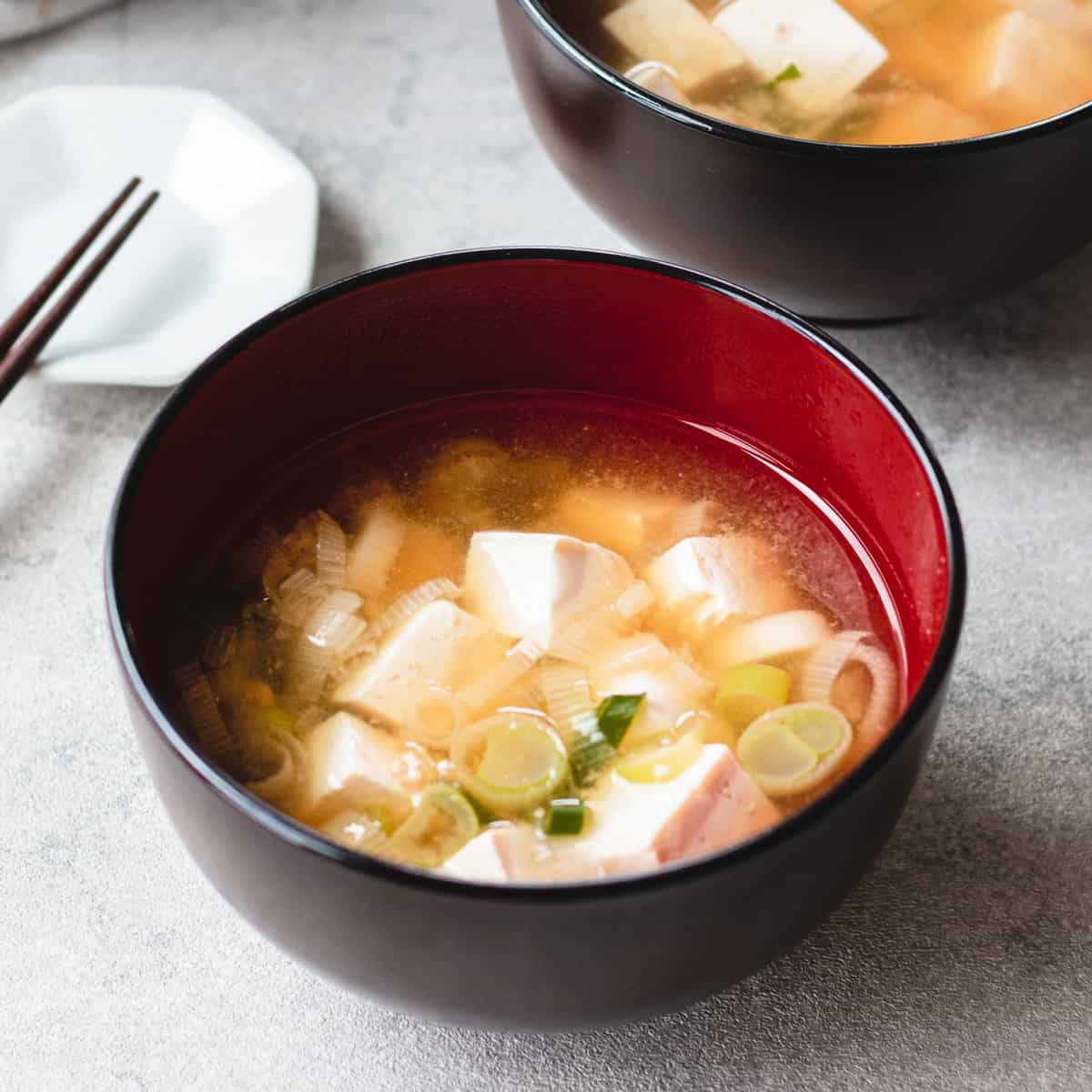 Kyoto-Style Miso Soup with Fresh Tofu and Seasonal Vegetables