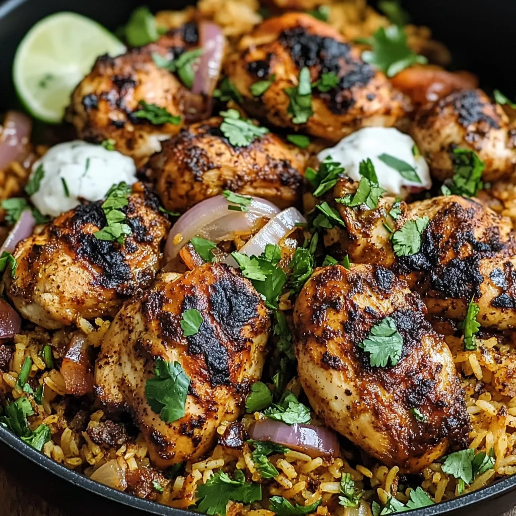 Authentic Chicken Shawarma with Spiced Rice