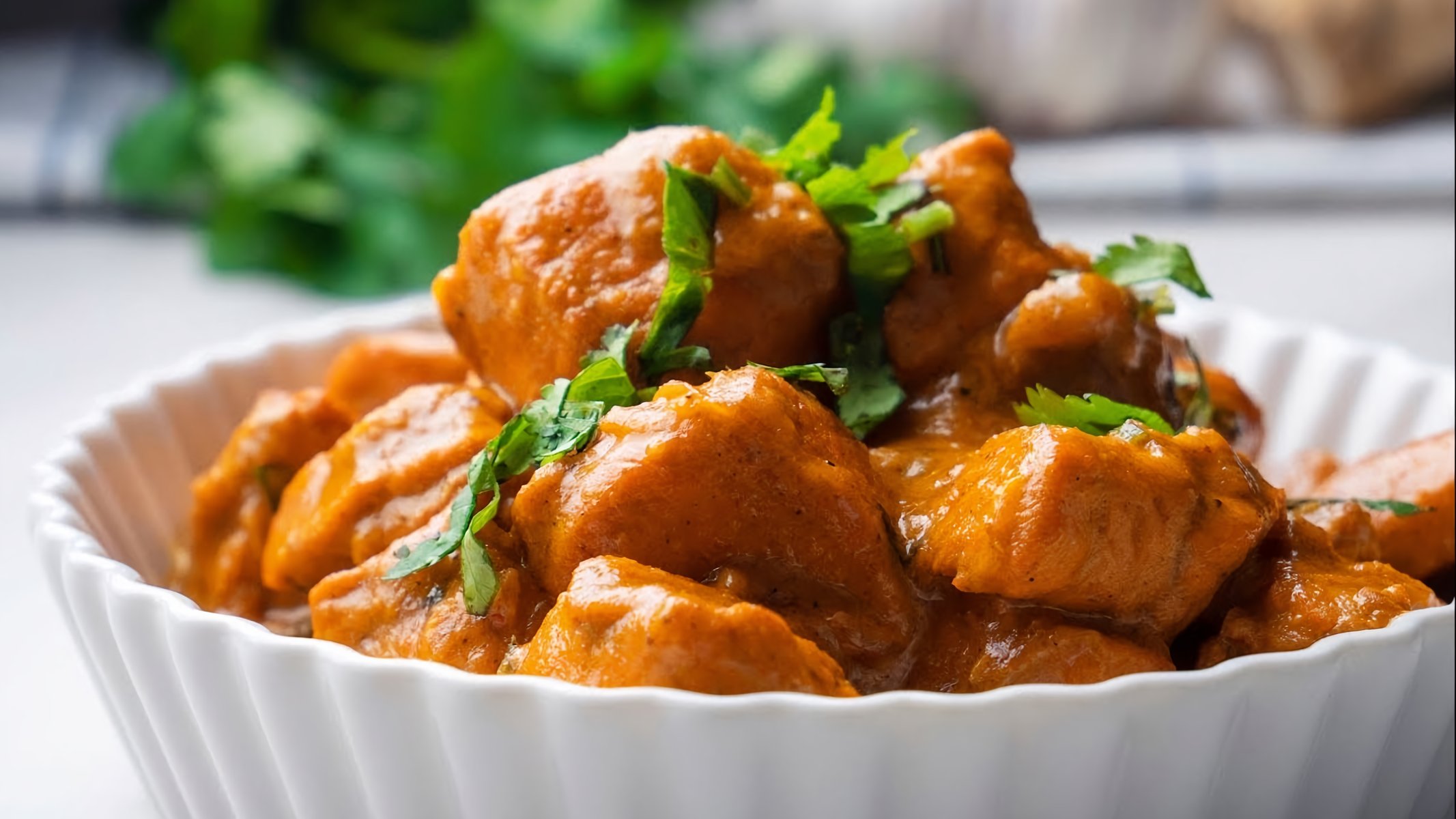 Curried Coconut Chicken with Cherry Tomatoes