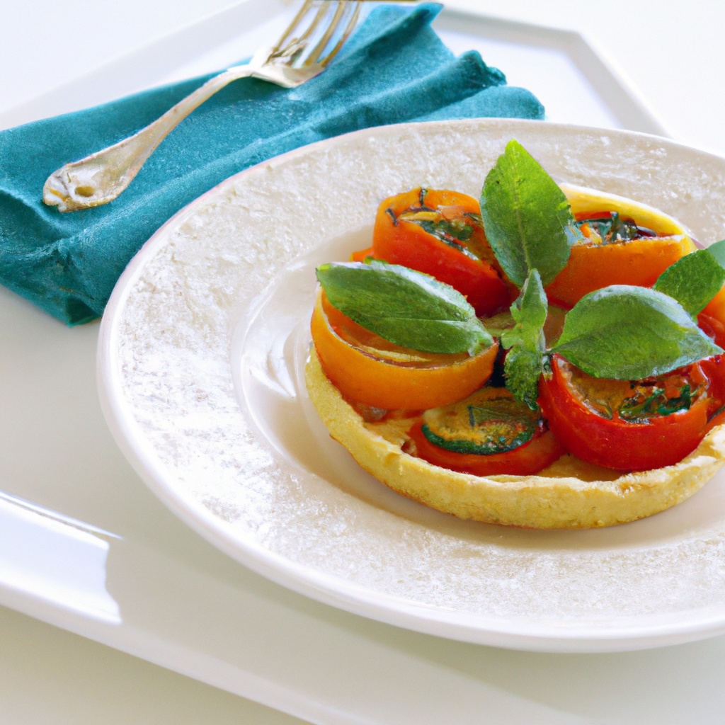 Heirloom Tomato & Sun-Dried Basil Tart
