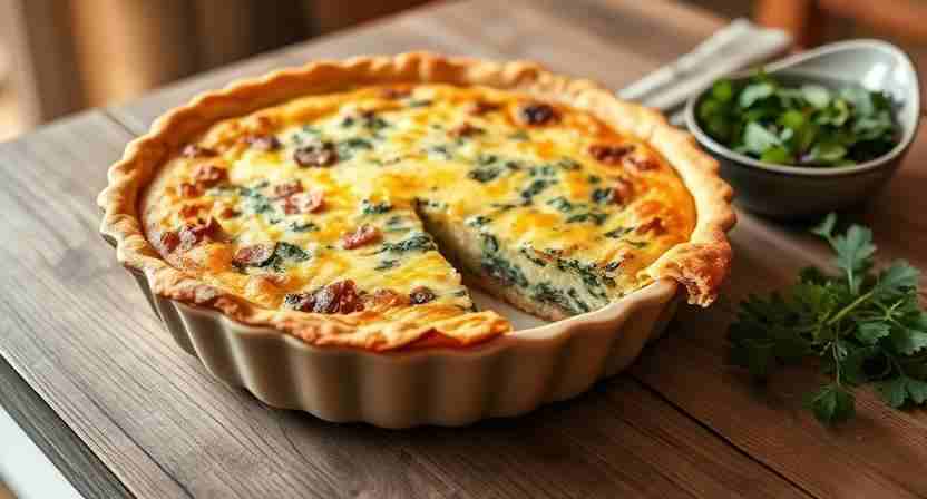 Elegant Amaryllis Quiche