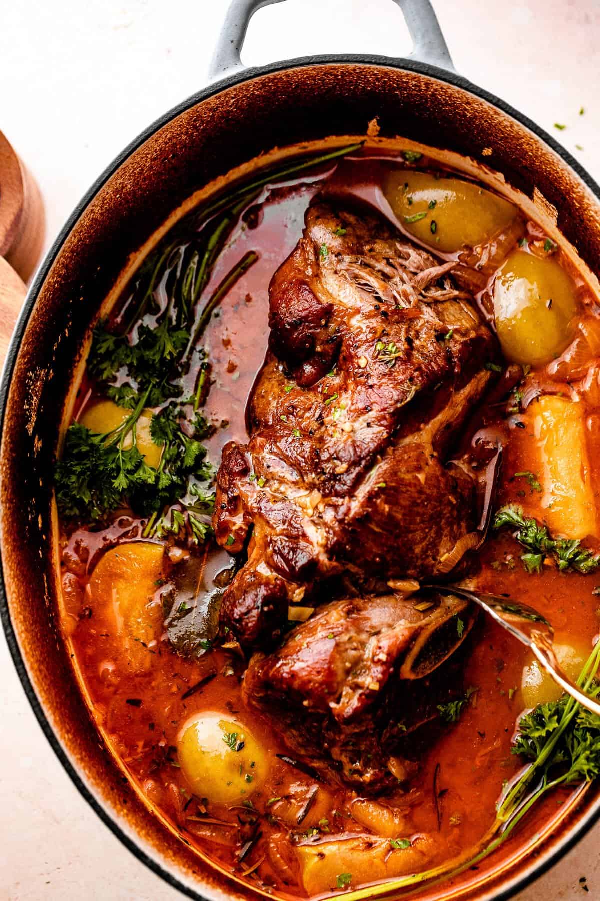 Sour Apple & Saurkrout Pork Shoulder