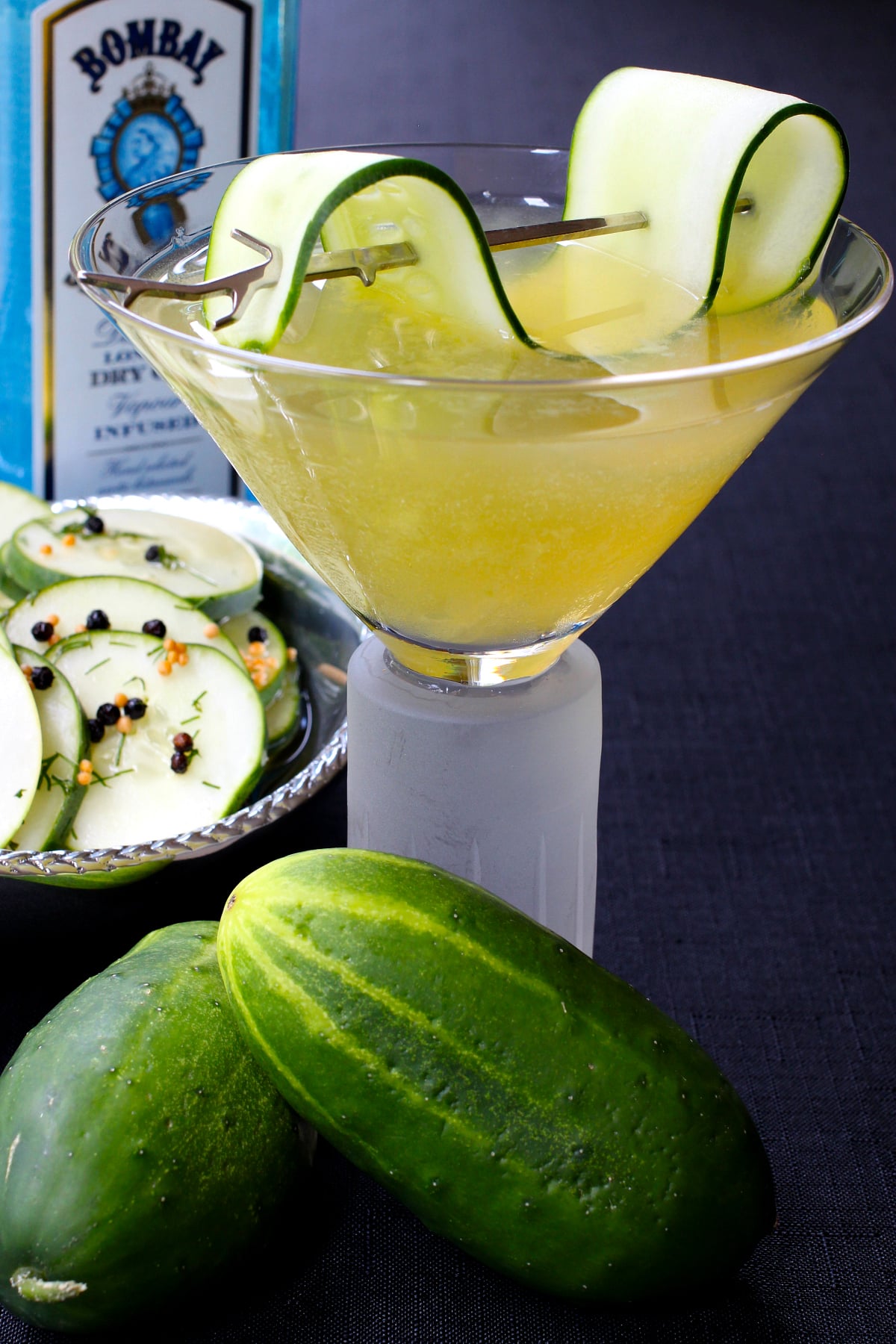 Cucumber-Lime Gin Martini