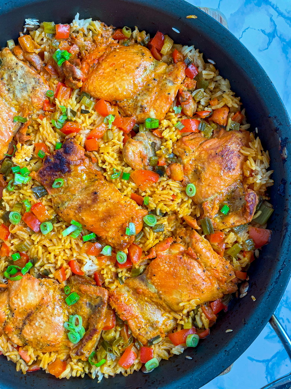 Savory Puerto Rican Arroz con Pollo