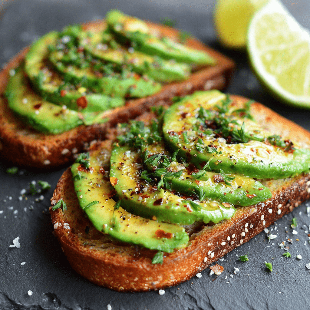 Magnesium-Powered Avocado Toast with Lemon