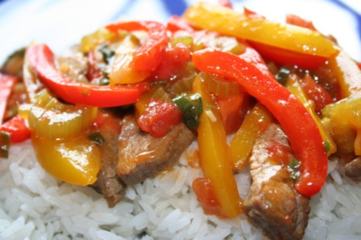 Spicy Hot Pepper Steak with Chili Oil Glaze